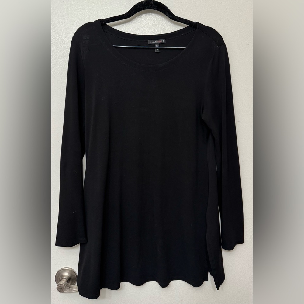 EUC Eileen Fisher Silk Shirt | Minimalist Luxury Blouse